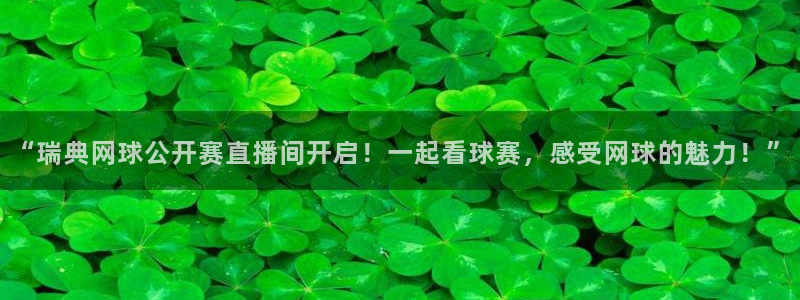 足球直播飞速：“瑞典网球公开赛直播间开启！一起看球赛，感受网球的魅力！”